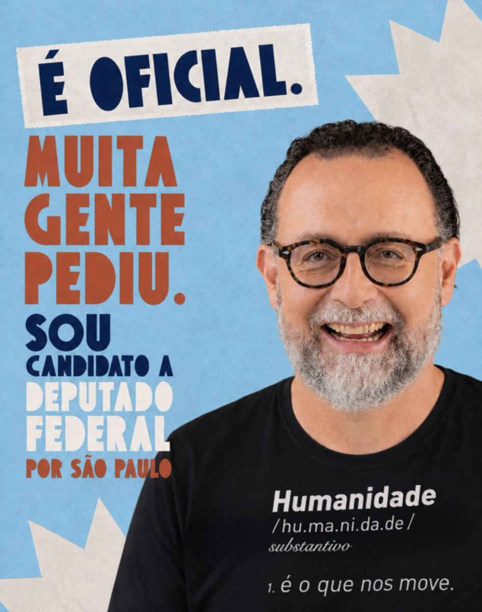 CarlosBezerraJr's tweet photo. É oficial. Um novo capítulo começa agora.

Muita gente me pediu para levar a Brasília uma política com firmeza, diálogo e humanidade.

Sou candidato a deputado federal por São Paulo. https://t.co/lmtVAkOF3l