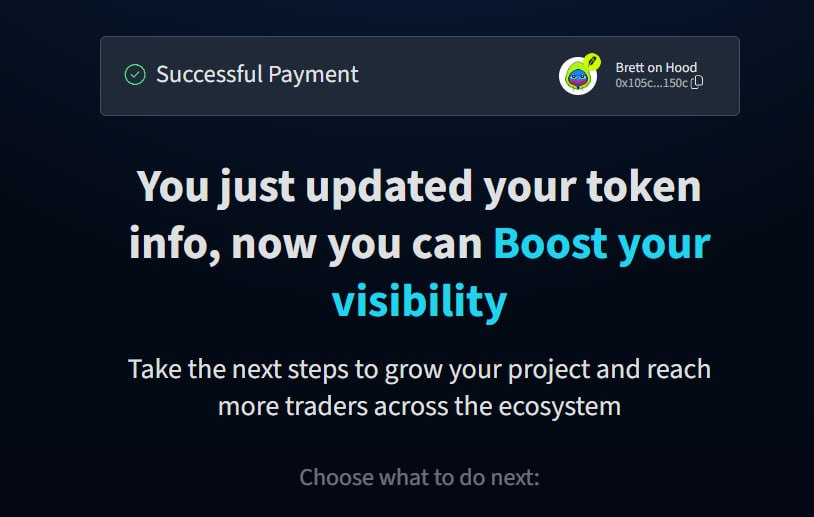 BrettonHood_'s tweet photo. Dextools update with 200x boost paid for $BRETT https://t.co/jnCJltH6lZ