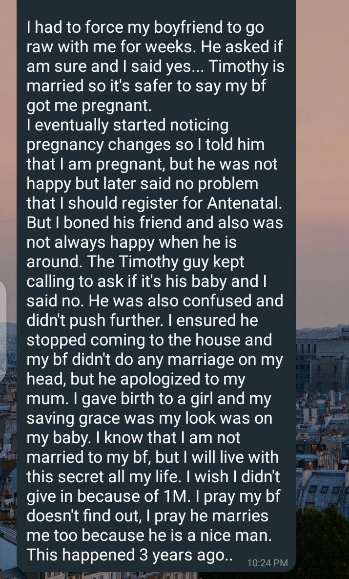 itsKvngWhillz's tweet photo. She’s been with her boyfriend for 3 years, but he isn’t the father of her child… and she’s been letting him believe he is.

Now she’s praying he marries her and he never finds out. 🤔

What do you think she deserves?👀 https://t.co/jnsdmM4Lyz