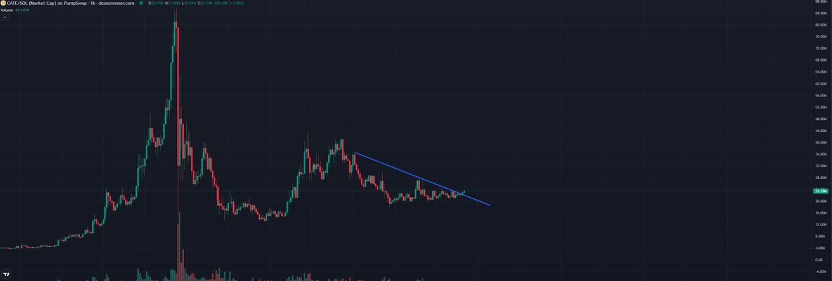 anglio's tweet photo. $CATE wants to go up https://t.co/M5sydpgQtz