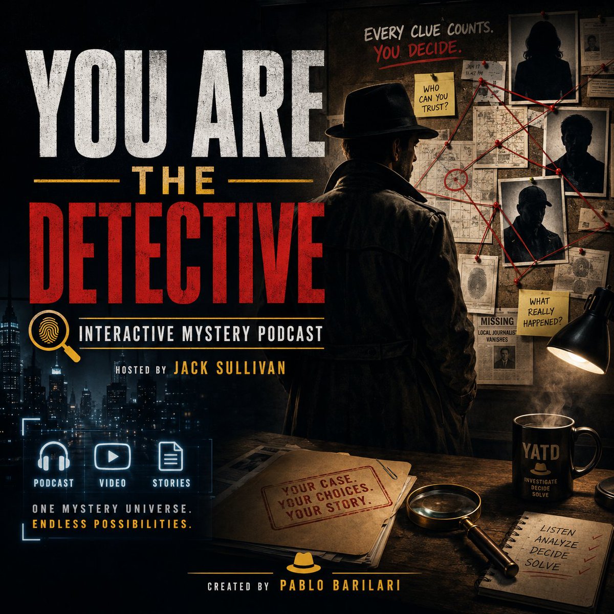 politobar's tweet photo. You are the detective, Podcast Trailer.
Listen for free.
https://t.co/Lh1oGPePpX https://t.co/40hlQbXdjG