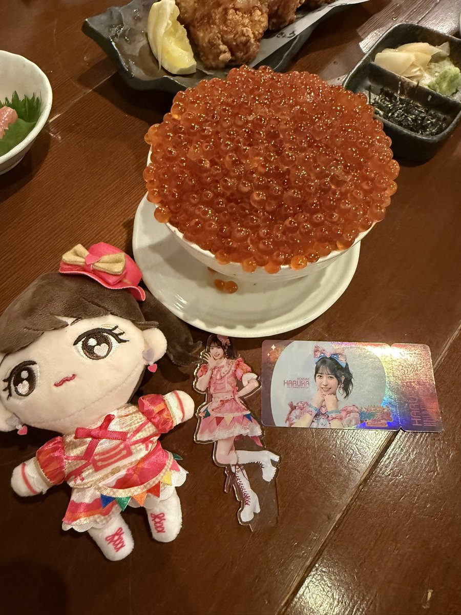oharumicha's tweet photo. 気づいたら日付超えてたけど、お誕生日の日にはちきょうでご飯食べてきた🍚
おはるちゃんの言う通り北海道のいくら😡😡😡めちゃくちゃ美味しかった！！ https://t.co/PQ3a2o0WPx
