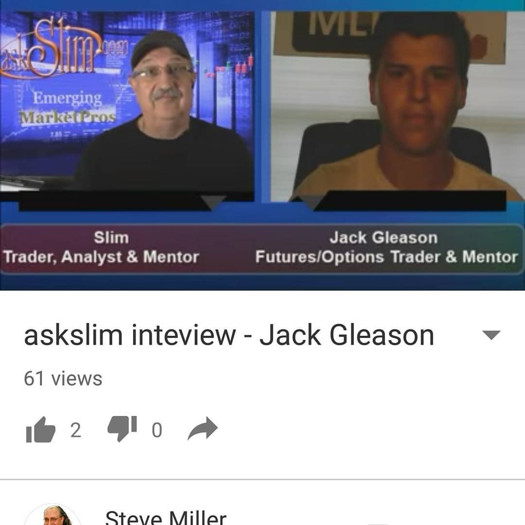 jackgIeason's tweet photo. Check out the interview our moderator Jack Gleason did with @askslim from @tastytrade. Steve Miller has over 30 years of #trading experience and shares his thoughts on Jack’s #Fibonacci skills and #tradingeducation. Check out the full interview, link in bio. #EducateYourself https://t.co/ZcmialpRcg