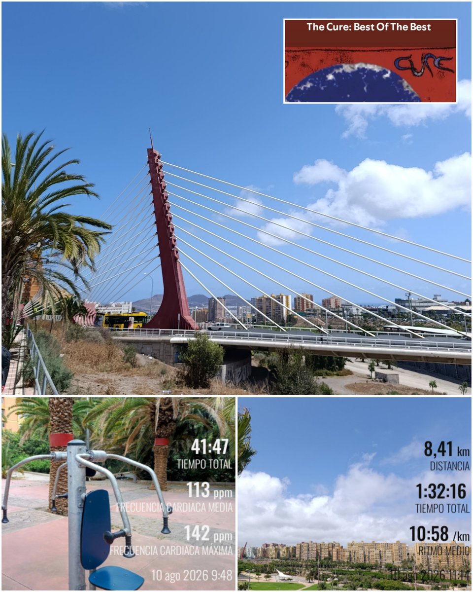 BiciGranCanaria's tweet photo. 🏋🏻40' Musculando
🚶🏻‍♂️8k Caminata por Ciudad Alta
🌴#JardinesBuenavista
📸#ParqueDeLaBallena
🎧#TheCure
🌤️#MeteoGC🕛🌡️27
#LasPalmasDeGranCanaria
#GranCanaria
#Caminar #Walking
#Gimnasio #GYM #Fitness
#UpperBody #Pesas
#Entrenamiento #Training
#DIABETESTIPOFREE
#MUÉVETEFRENTEALCÁNCER https://t.co/dCRbbXiO41
