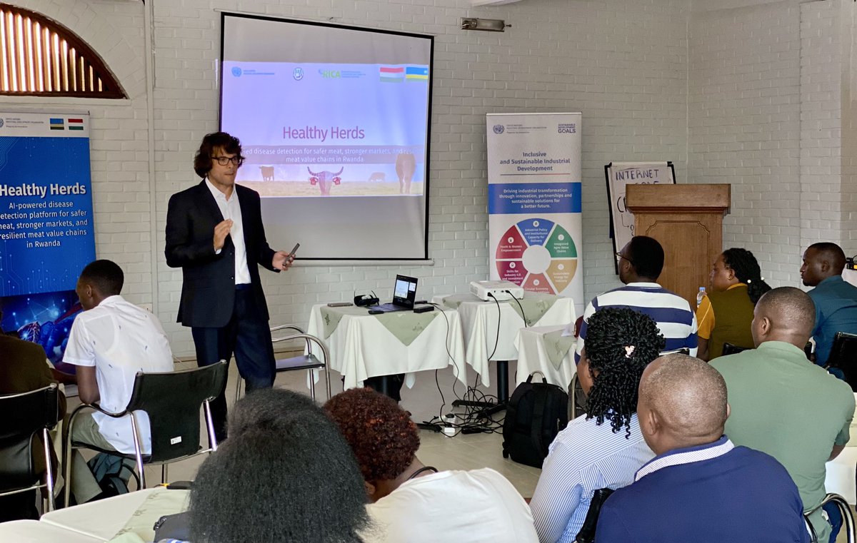 UNIDORwanda's tweet photo. Today, UNIDO Rwanda together with @RICA_Rwanda kicked off a 4-day Ante- and Post-Mortem Detection and Risk-Based Inspection Training Workshop, bringing together 20 participants from local slaughterhouses across Rwanda. https://t.co/LmRAR6RC9w