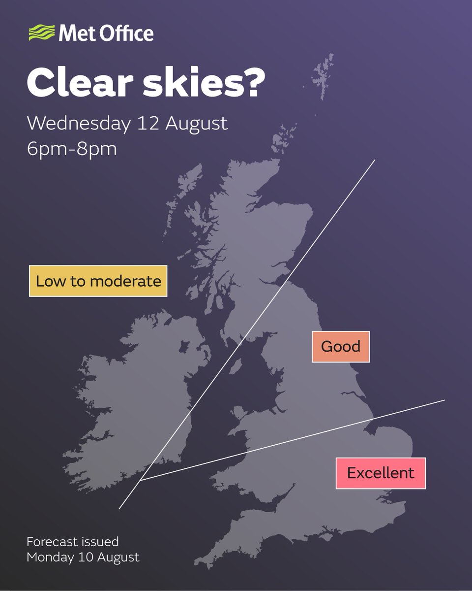 metoffice's tweet photo. Planning to watch the eclipse on Wednesday evening?

The best viewing conditions are expected in the south, whilst a weather front pushing into the northwest is likely to bring cloud and some rain

Check our app and website for the most up-to-date forecast where you are 🌘 https://t.co/bHFFssuJDE