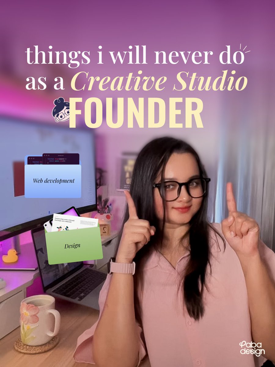 pabadesignlabs's tweet photo. Being good at your services isn’t enough. Freelancing also taught me to set boundaries around how I work.
These are a few things I no longer compromise on as an independent designer.
If you’re building your own freelance business, save this for later.
My free client contract template: https://t.co/Q41ZoSUKRL