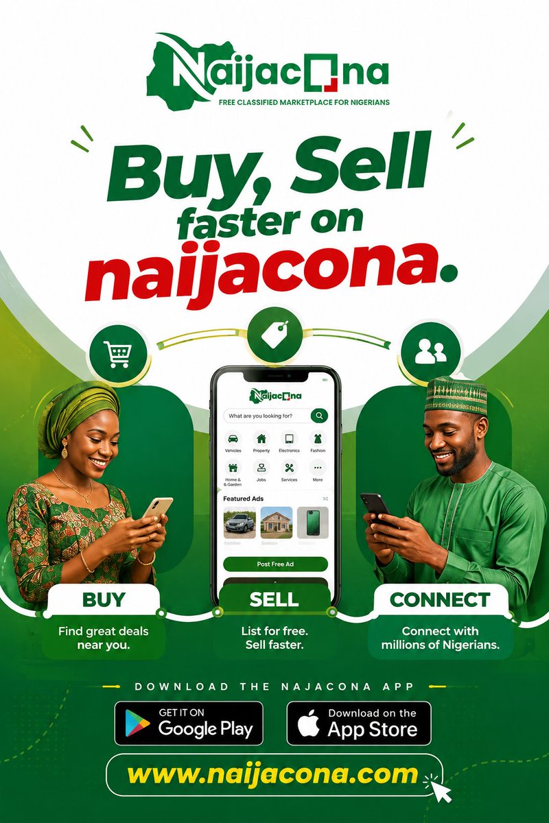 naijacona's tweet photo. Buy &amp; Sell faster on https://t.co/aqvu9Lo75O https://t.co/UCi5IZHx9E