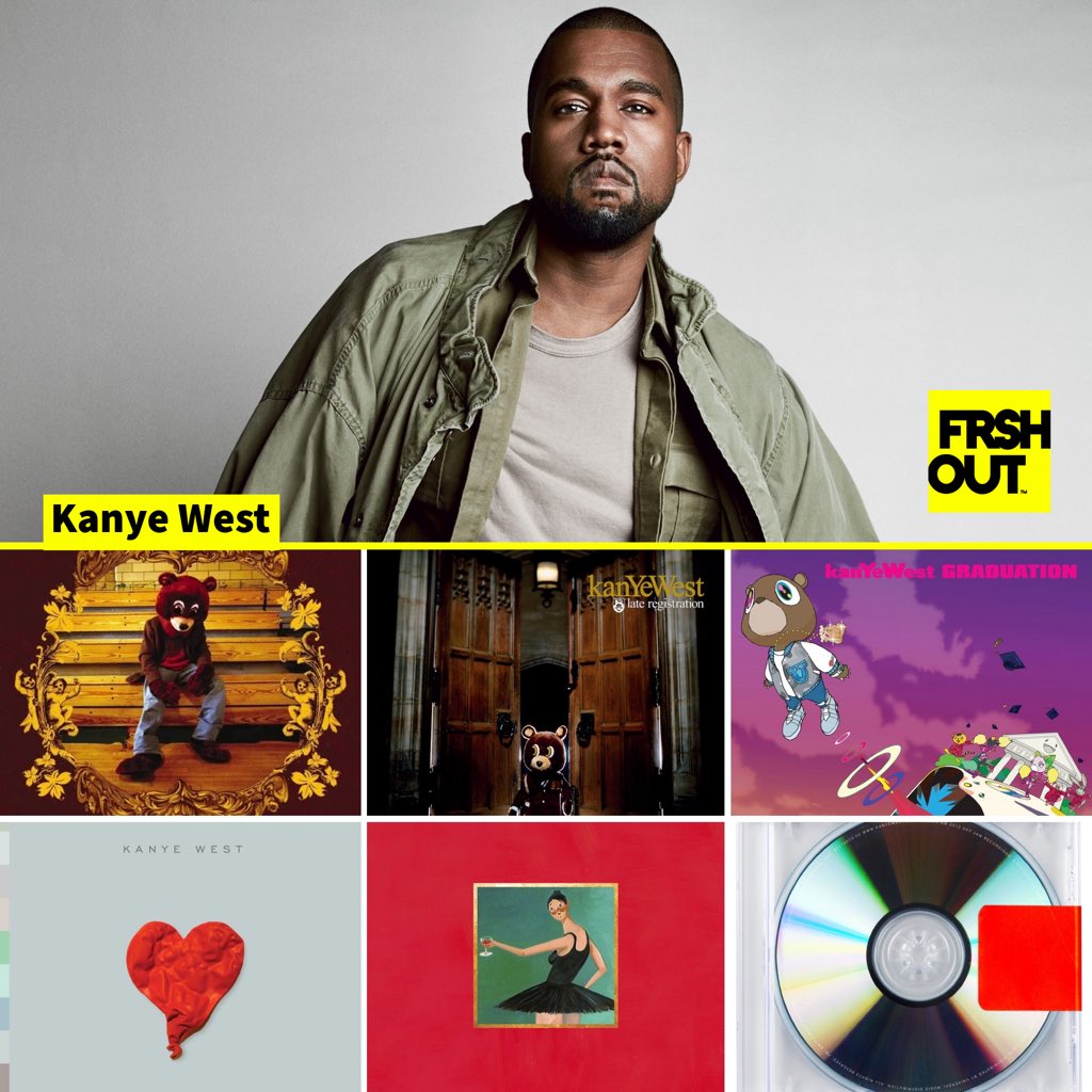 FrshoutHipHop's tweet photo. Track for track, what’s the best album from Ye (@kanyewest) all-time❓ https://t.co/rDjiTr7Rfo