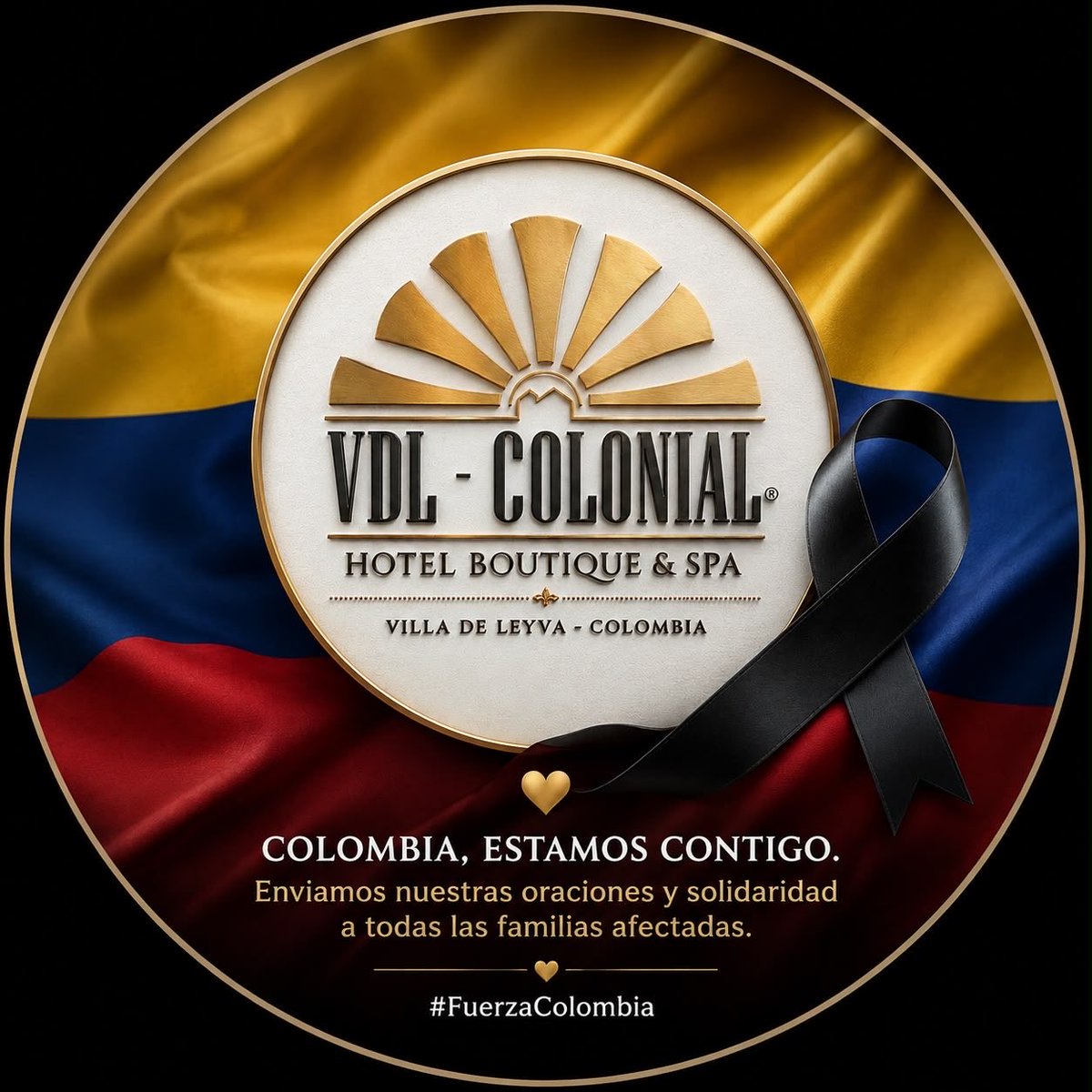 VDL_Colonial's tweet photo. #FUERZACOLOMBIA 

Nuestras oraciones por #Colombia y en especial con las familias afectadas. https://t.co/CspVBOATLY