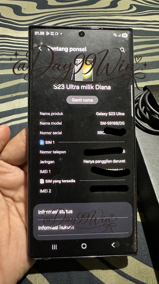 Day99win's tweet photo. WTS / want to sell

Samsung S23 Ultra 12/256 GB SEIN Green

✅ Full set, physically 98%, can be checked during COD
✅Fullset
✅ Second Phone for Fancam Concert Only

💸 8,500,000

rfs: upgrade to s25

📍 COD Grogol Petamburan 
#wts #dijual #S23Ultra https://t.co/sccemyi5FG