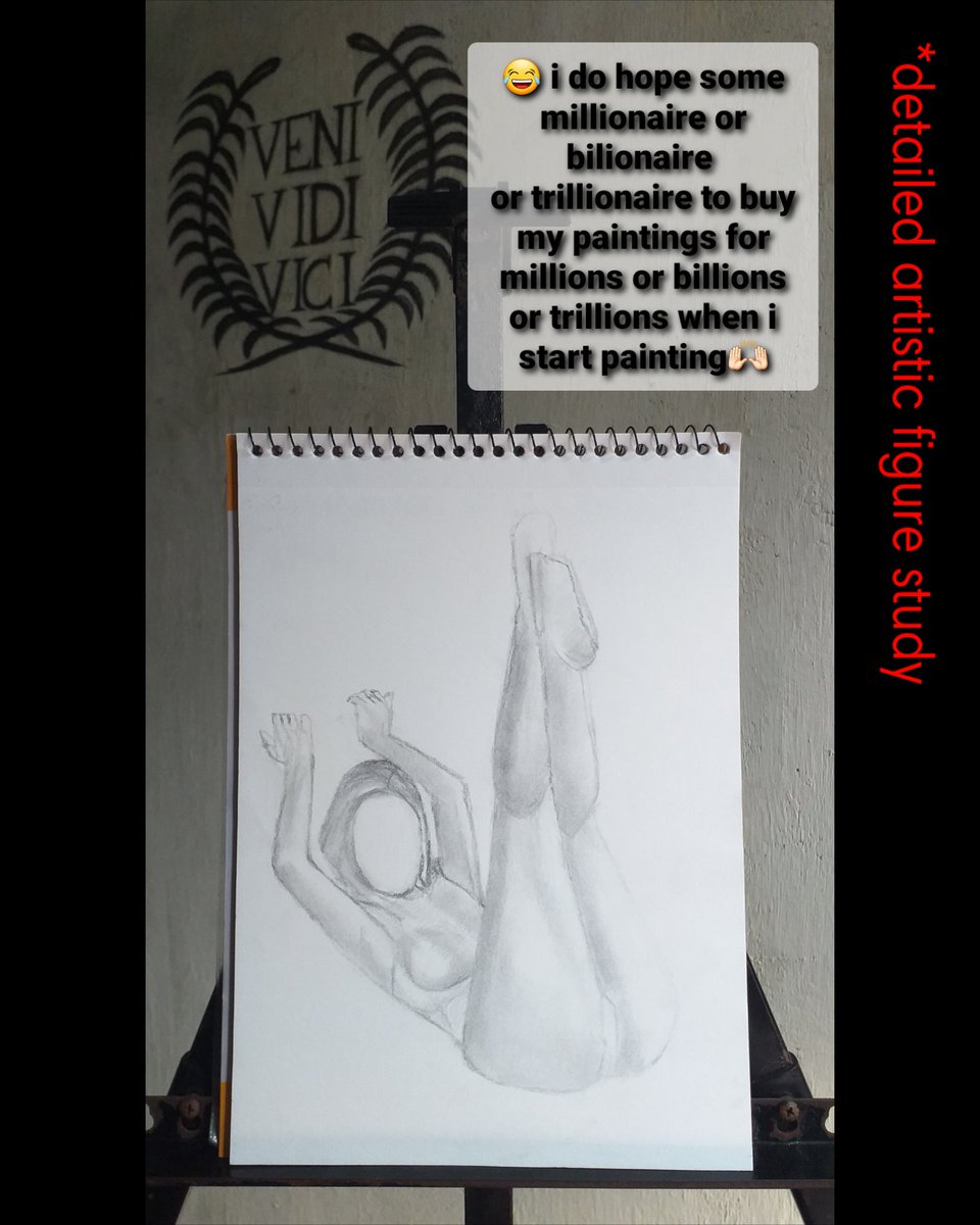 Restrictedwork's tweet photo. This artwork is part of my detailed figure study of 1000 Dynamic-Nu*de-Series exploring the human form 
#figuresketch #artist #young #girl #beauty 

DYNAMIC-NU*DE-SERIES : 41  (😂 i do hope some millionaire or bilionaire or trillionaire to buy my paintings🙌🏻) https://t.co/475tW42ShT