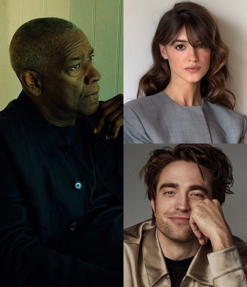 FilmUpdates's tweet photo. Variety reports that ‘HERE COMES THE FLOOD’ starring Denzel Washington, Daisy Edgar-Jones and Robert Pattinson will release in 2027.

Described as an unconventional heist movie about three people locked in a deadly game of cons and double crosses.

(https://t.co/Oj7K9tUPsc) https://t.co/phqT78u96x