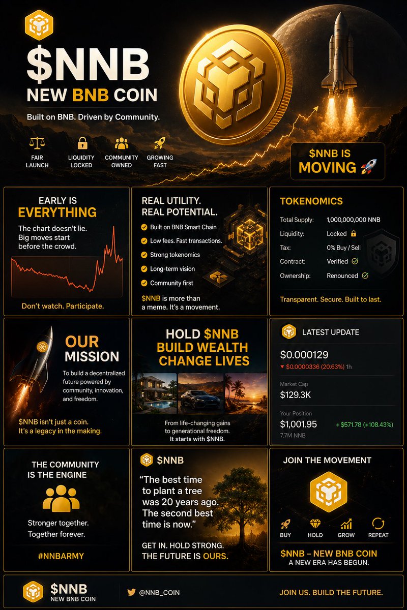 ADHDSEXY's tweet photo. $NNB

The new test token for BNB

This will explode again, at 130k mc , last night reach ATH of 608kmc

0xcbbc4fa9f9fbfae7ec5c5bb0f3fbeeca4750d0d5 https://t.co/baYJBPESt3