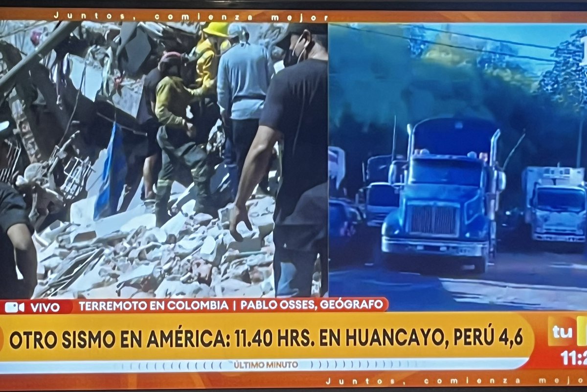 meyechs's tweet photo. Hoy AM terremoto en Colombia ahora sismo en Perú #Atentos y #Preparados en Chile por siaca.. https://t.co/xrIB69jfD1