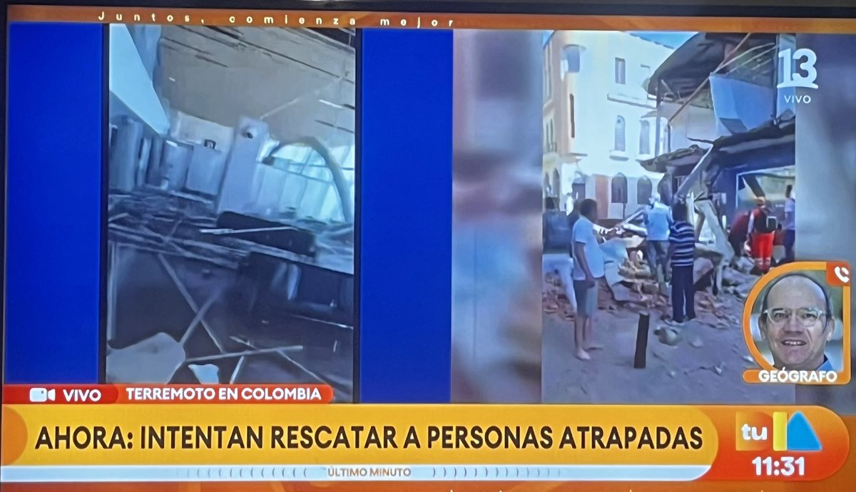 meyechs's tweet photo. Hoy AM terremoto en Colombia ahora sismo en Perú #Atentos y #Preparados en Chile por siaca.. https://t.co/xrIB69jfD1