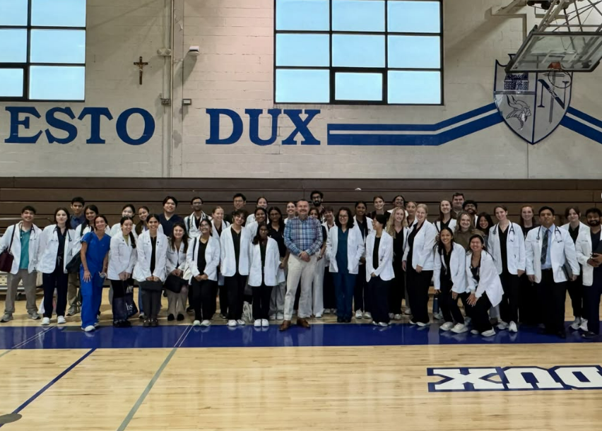 UNTHealth_TCOM's tweet photo. TCOM students stepped up by providing sports physicals this weekend to students of all ages preparing for the upcoming sports seasons. In total, students performed over 230 physicals for the kids to make sure they were ready for the upcoming season. Terrific work! https://t.co/iJH9dck4oX