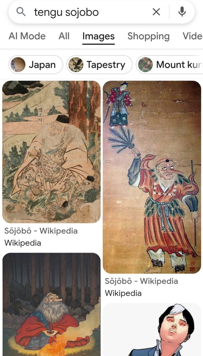 GermanicFren's tweet photo. I love when we circle around to the Japanese Tengu!

I always get to talk about the hata clan and their kagome mon.

Symbolism will be their downfall.

👺👺👺 https://t.co/DxrvmjhXKZ