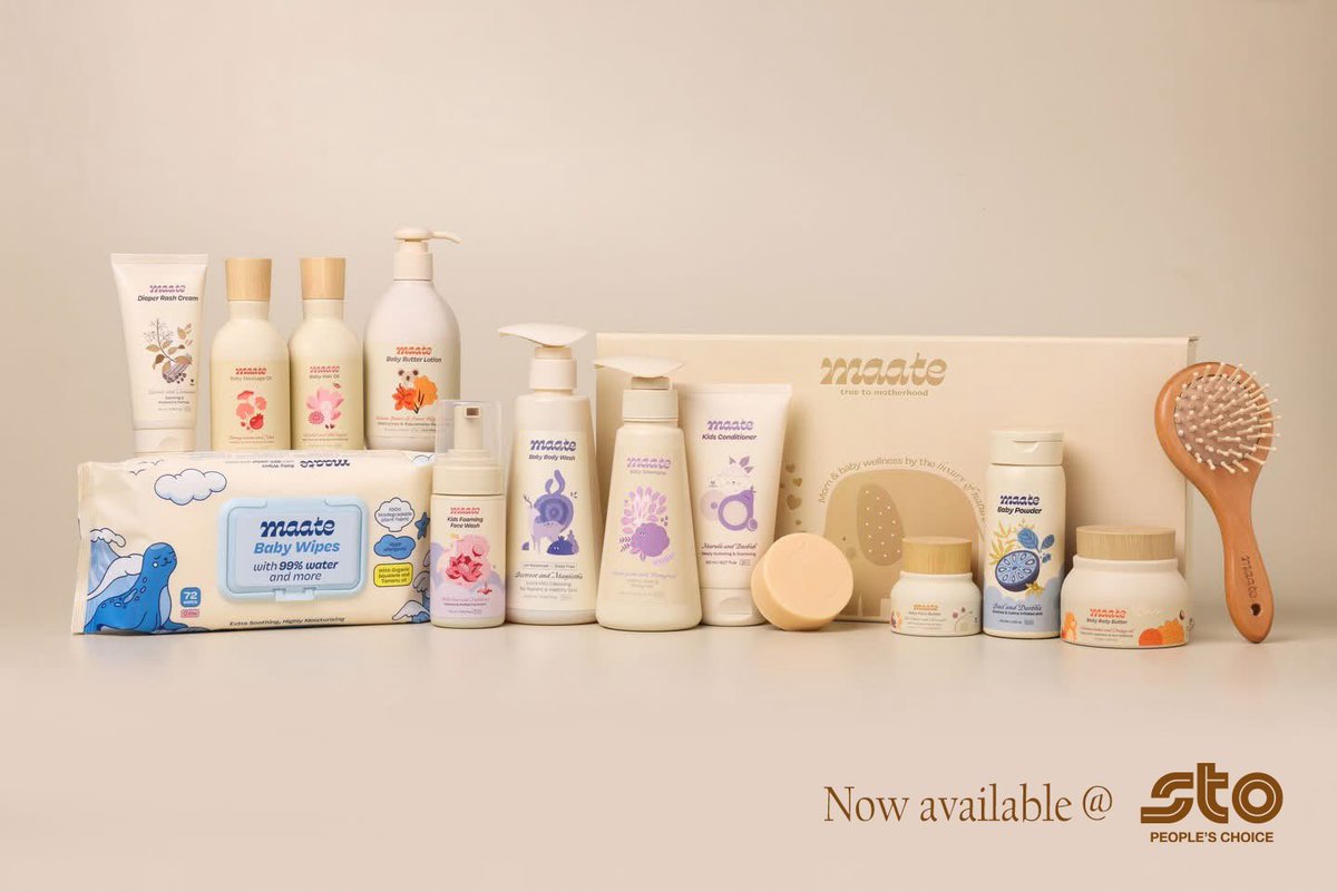 MaateMaldives's tweet photo. Maate is now available at STO People’s Choice! 🌿💛

Discover one of the Maldives’ leading mom, baby &amp; kids wellness brands, offering gentle, natural, vegan, and Ayurveda-inspired care products for mothers and little ones. 🩵 https://t.co/jPHoxdi8Sd