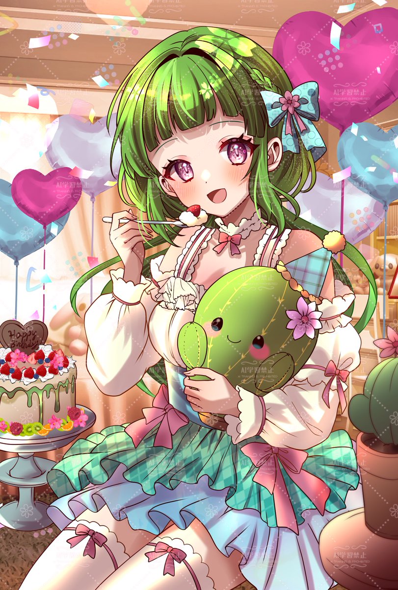 Morikusa_Renka's tweet photo. #1枚絵公開

❀.*･ﾟ

　可愛すぎるぬいぐるみ！！！
　　素敵な贈り物ありがとう🎁

　　　　　　　　　　　　　　　　.*❀.*･ﾟ 

3回目の大好きな君とのお誕生日会🎂 https://t.co/SzngxqbUvj