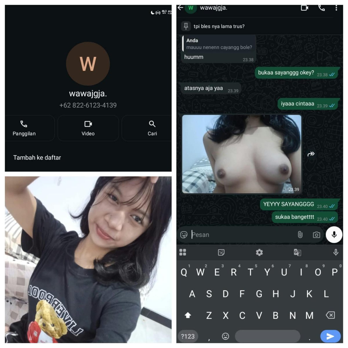 silpia1723's tweet photo. nih yg mau wa nya mantan gw si wawa,orang nya sangean bgt cht aja atau spam ,,, orang JOGJAKARTA 

#fypppp https://t.co/fDAvE6iQVS