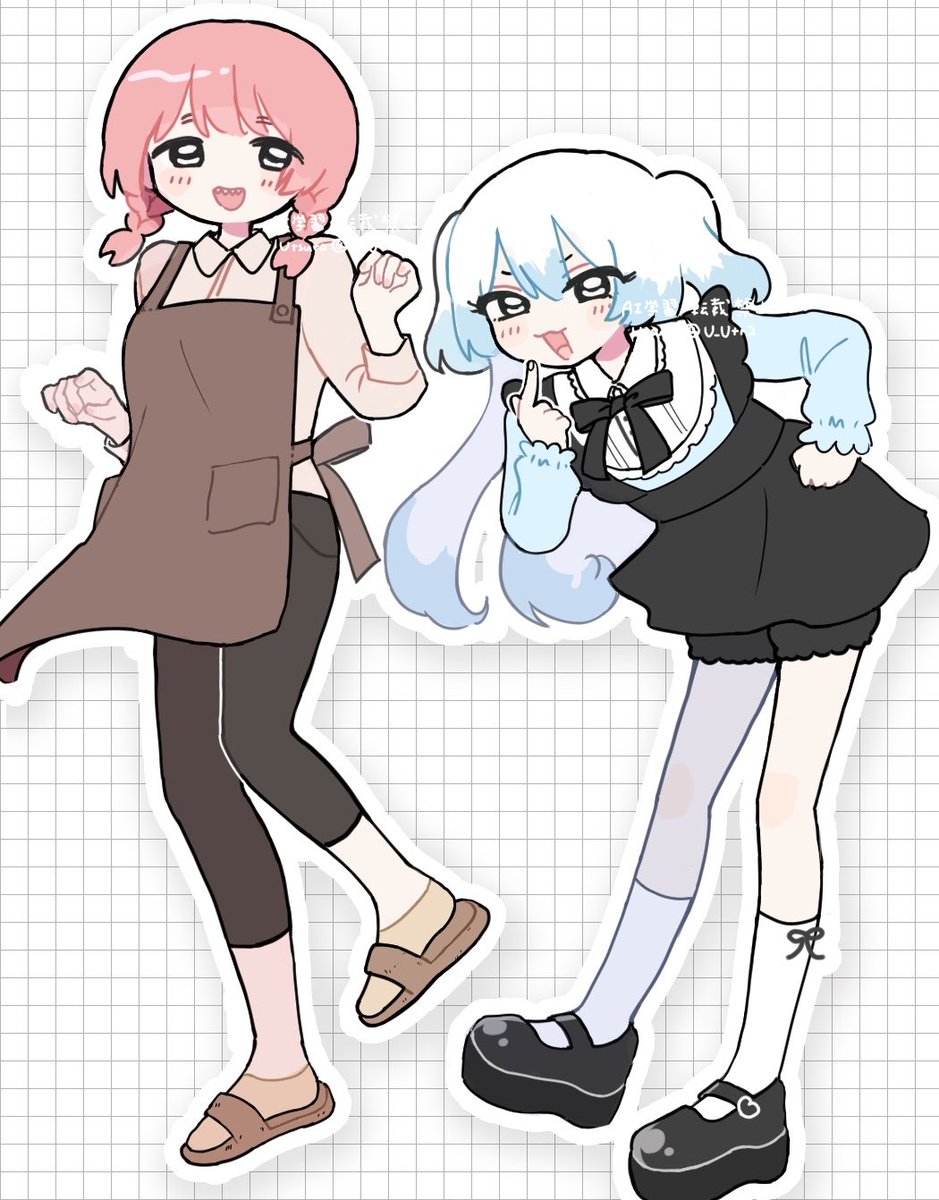 U_Utr2's tweet photo. 擬人化　カニモモ https://t.co/6jgKojwqjw