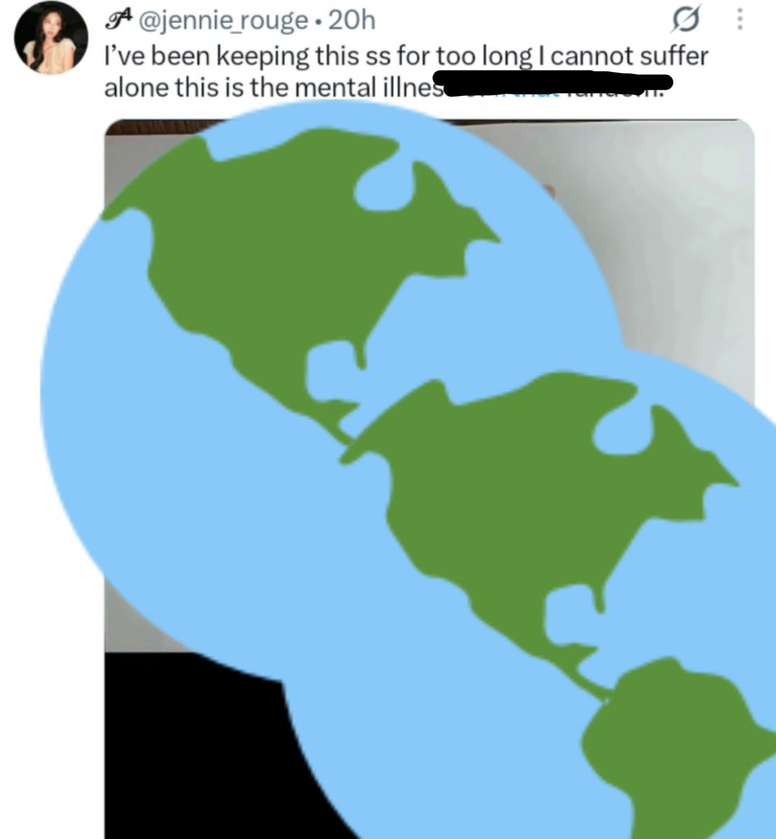 baesggukie's tweet photo. this is mental illness!! everyone to mass report this ho under graphic and hate/harrassment for jk, this bitch making absolutely disgusting and distrubing SA 🍇 edits while using his name &amp; armys. 

Comment with proof 
https://t.co/g6srxYbMOV https://t.co/EurbrQIKt3