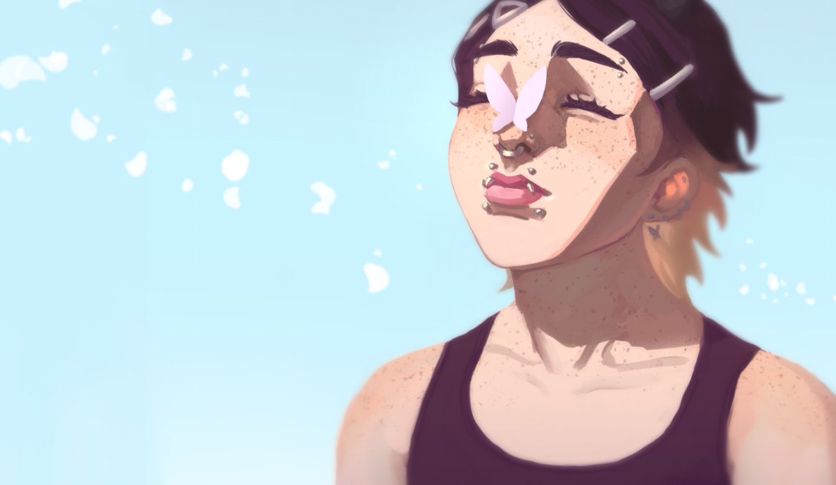 GINpachitaa's tweet photo. Clove w/piercings🦋#VALORANT https://t.co/Wm1iMgsyQa