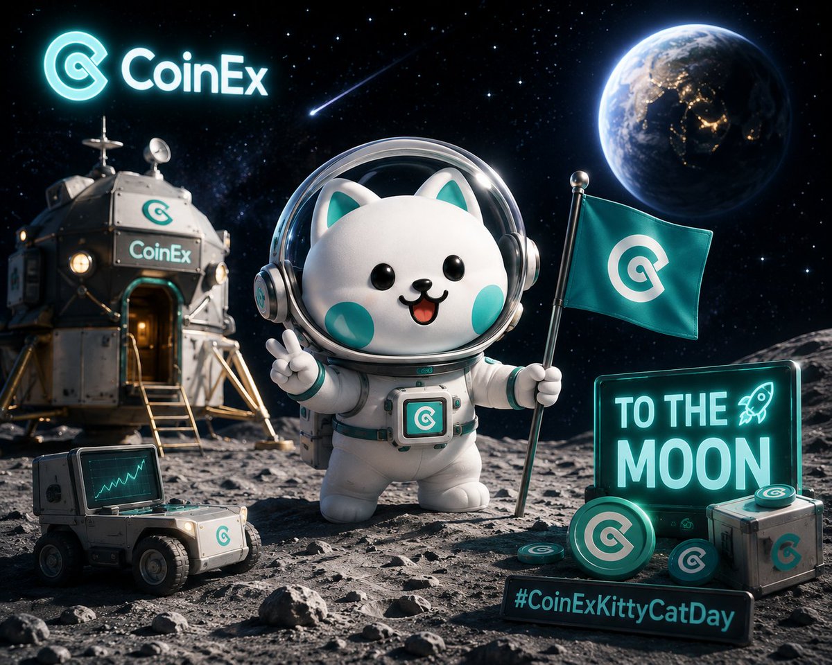 Hiva_Am63's tweet photo. CoinEx Kitty has officially landed on the Moon! β¨
From Earth to the Moon, the journey is just beginning.
Ready to trade, HODL & go beyond the limits! ππΎ
#CoinExKittyCatDay
@coinexcom https://t.co/7t3f6JfmKh