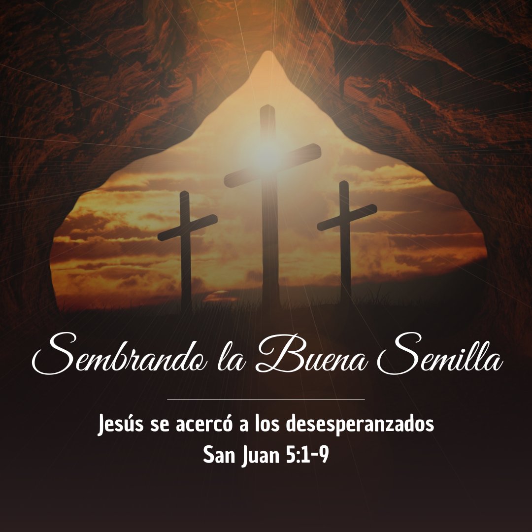 labuenasem's tweet photo. 🌱 ¡𝑴𝒐𝒎𝒆𝒏𝒕𝒐 𝒅𝒆 𝒏𝒖𝒕𝒓𝒊𝒓 𝒆𝒍 𝒄𝒐𝒓𝒂𝒛ó𝒏!

✨ᴊᴇꜱúꜱ ꜱᴇ ᴀᴄᴇʀᴄó ᴀ ʟᴏꜱ ᴅᴇꜱᴇꜱᴘᴇʀᴀɴᴢᴀᴅᴏꜱ
ꜱᴀɴ ᴊᴜᴀɴ 5:1-9

⬇️ 𝘋𝘢𝘭𝘦 𝘱𝘭𝘢𝘺 𝘢𝘩𝘰𝘳𝘢 𝘮𝘪𝘴𝘮𝘰:
🔗 https://t.co/2r8VrMF331 https://t.co/1ayi98JTyr