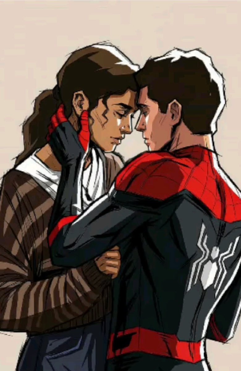 ChaoticMJ's tweet photo. She slipped into his apartment and quietly left a few gifts beside a sketch she’d drawn without understanding why. Beneath it was a small note:

“I don’t know why I drew this… I just keep seeing it in my dreams. Happy birthday, Peter. I hope you like your gift. ” 🎂🖤

    ~MJ~ https://t.co/1NZo9V7GS5