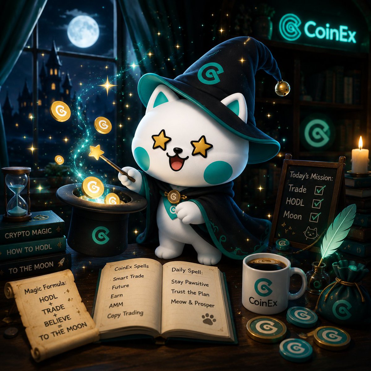 mrspider44's tweet photo. @coinexcom πͺ CoinEx Kitty has mastered the magic of crypto! π±
One spell for the trade, one for the HODL⦠and one to the moon!
Happy International Cat Day!
#CoinExKittyCatDay
@coinexcom https://t.co/vsFCQ5xbaE