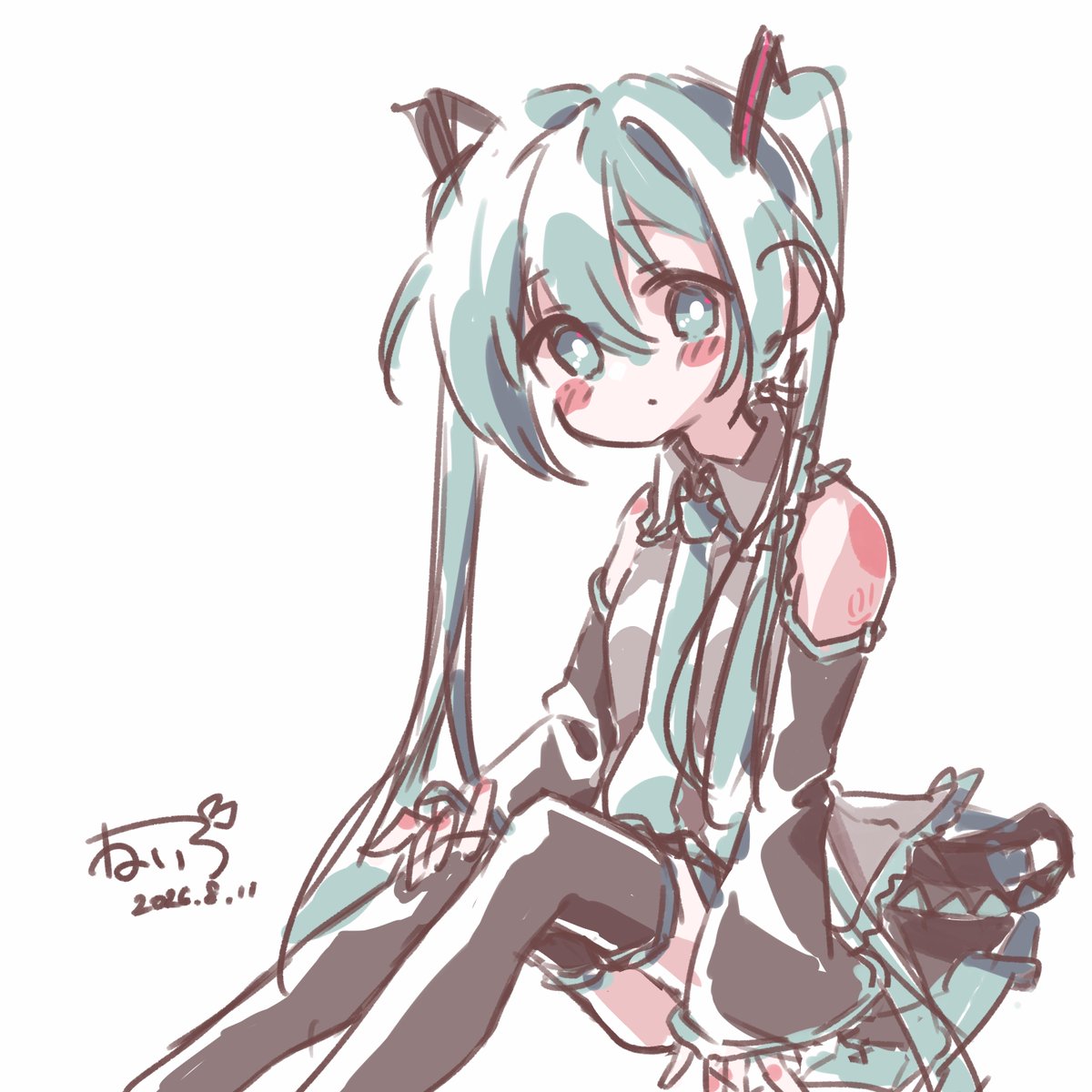 NeiroMatsuri's tweet photo. 久々らくがき https://t.co/auy4FNrVsB