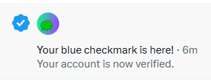slingoorsfrog's tweet photo. frog is now a verified frog https://t.co/8HiVvAzl75