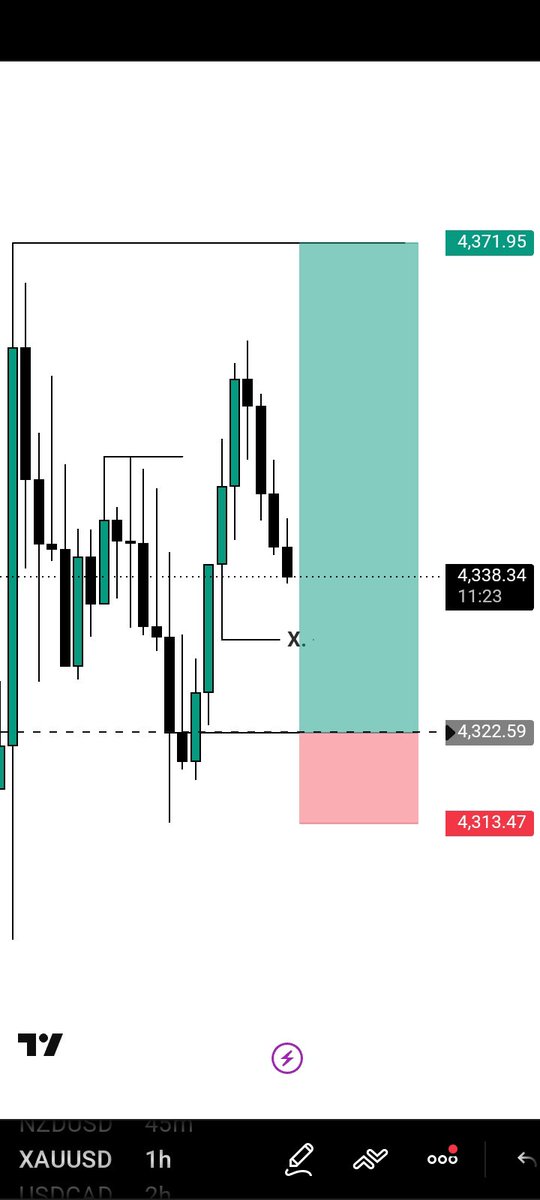 Kingsmith_01's tweet photo. $Xauusd moving 🩵 https://t.co/yLAitIcXc4