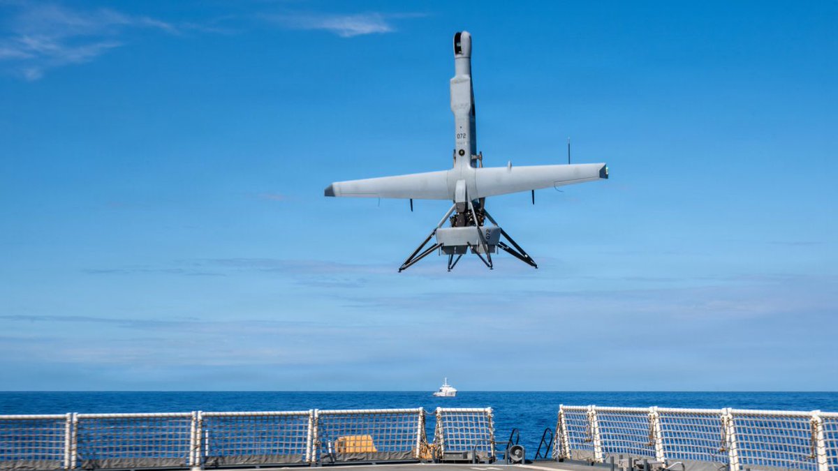 shieldaitech's tweet photo. @RimofthePacific 2026, the world's largest international maritime exercise, brought together allies and partners from across the Indo-Pacific. Aboard USCGC Kimball, V-BAT flew alongside the @USCG and @coastguardph in a joint search and rescue exercise.

V-BAT located and tracked two simulated stranded vessels, guiding rescue crews to the scene. In transit, V-BAT also extended the crew's awareness by scanning for vessels of interest ahead of the strike group.

Autonomy for the world. The greatest victory requires no war.

 Photos by Petty Officer 2nd Class Ryan Graves