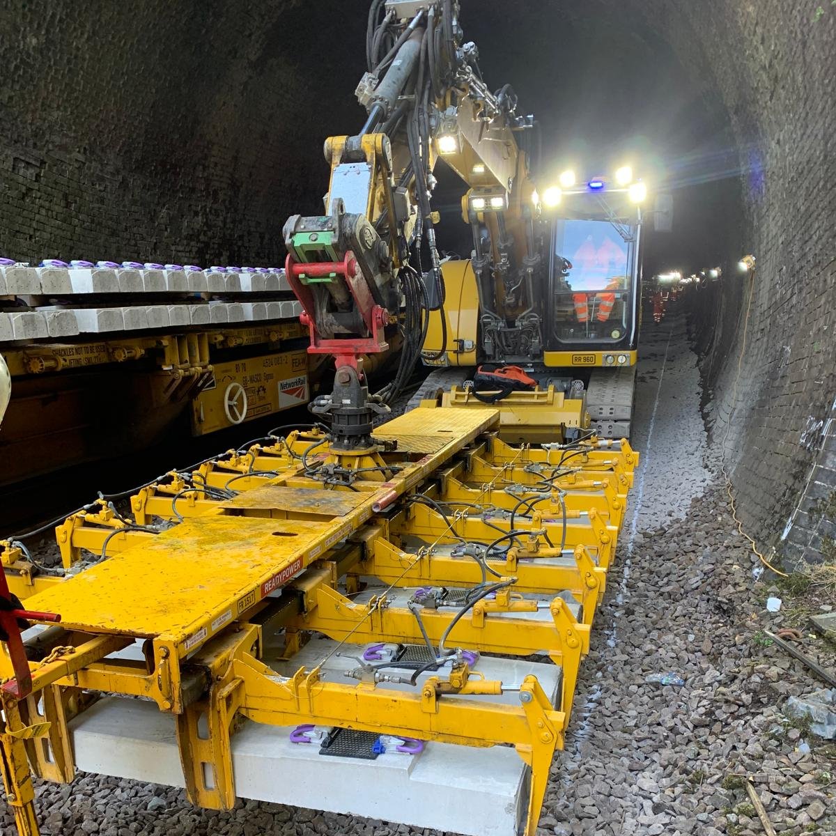 NetworkRailEM's tweet photo. Work has been completed at Alfreton Tunnel, with renewed track helping to improve reliability and support better journeys between Sheffield and Nottingham. 

Thanks to passengers for their patience while this vital upgrade was carried out. https://t.co/kK0knMn0PN