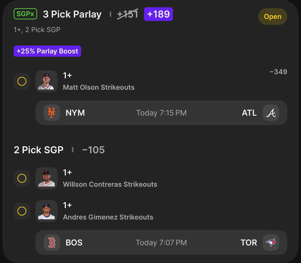 Tiki_Bets54's tweet photo. Anyone want a free #HRR and #K play for the early slate tonight?!? Drop a ❤️ if you’re tailing!! https://t.co/EHKrjIX2H6