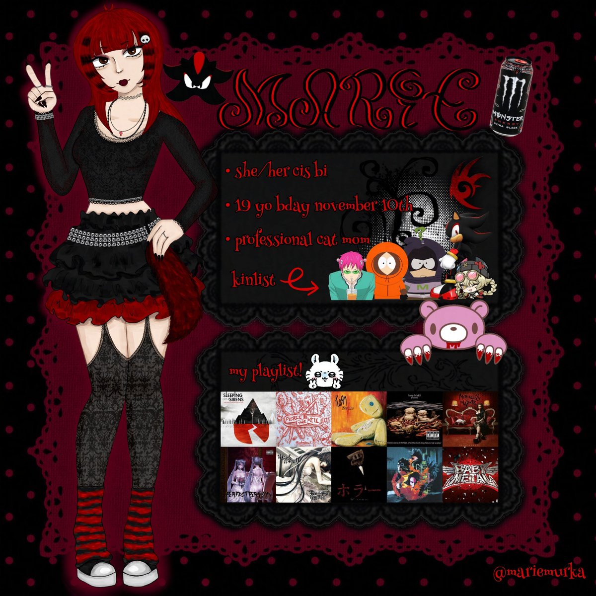 murkaultimate's tweet photo. MOOT SEARCH (⁠*⁠´⁠ω⁠｀⁠*⁠) pls rt
hi im marie more info abt me https://t.co/IEP29qs9xA

i work in a shelter that saves newborn kittens n puppies! sometimes i draw 

my fandoms: sonic the hedgehog, rusty lake, twin peaks, south park
#moothunt #mootsearch #sonic #art https://t.co/B54lXrVq8d