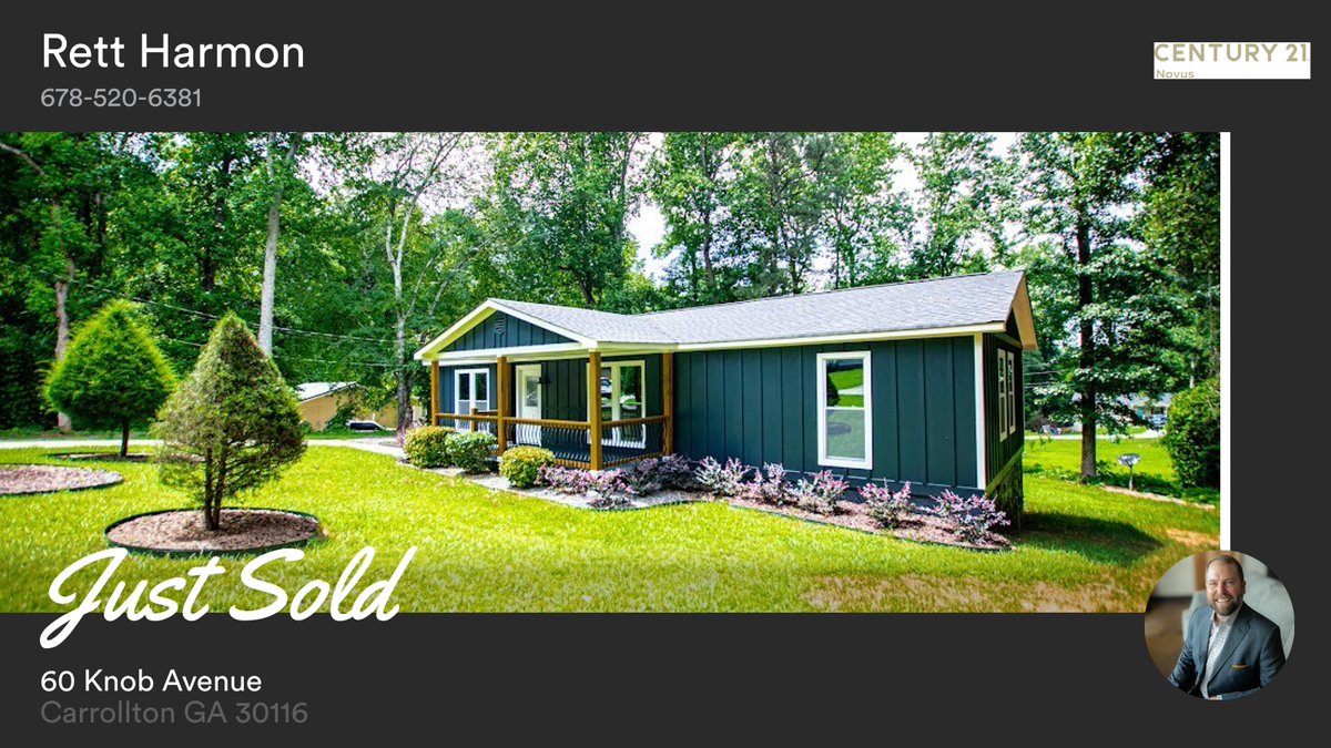 rettharmon's tweet photo. 🛌 3 🛀 2
📍 60 Knob Avenue, Carrollton, GA, 30116

My latest sale on RateMyAgent.
GA 243643
https://t.co/ckGcKnzaiw

...
#ratemyagent #realestate #Century__Novus https://t.co/m3uBVgNyfN