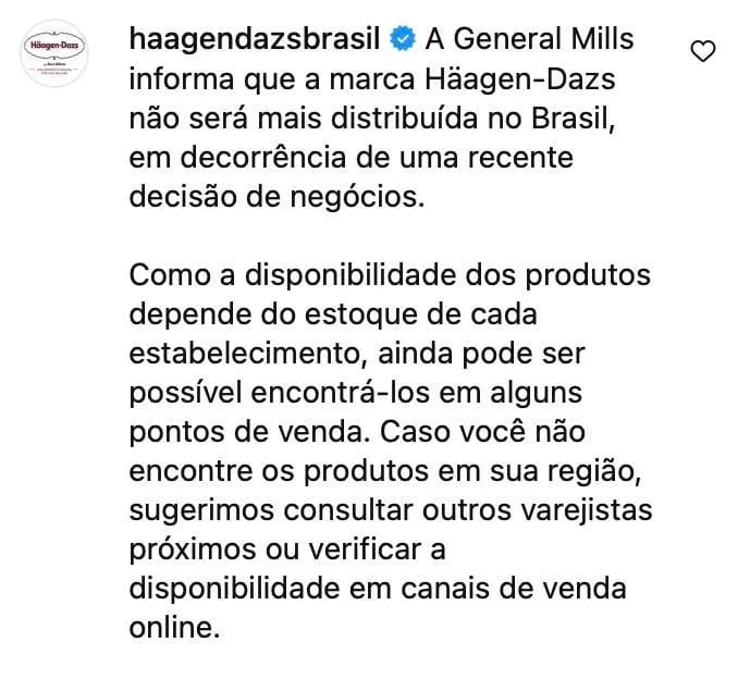 enrichthesoil's tweet photo. A HAAGEN DAZS VAI SAIR DO BRASIL

FAZ O LLLLLLL

QUEM SAIR POR ULTIMO APAGA A LUZ https://t.co/o6yvlftP5N