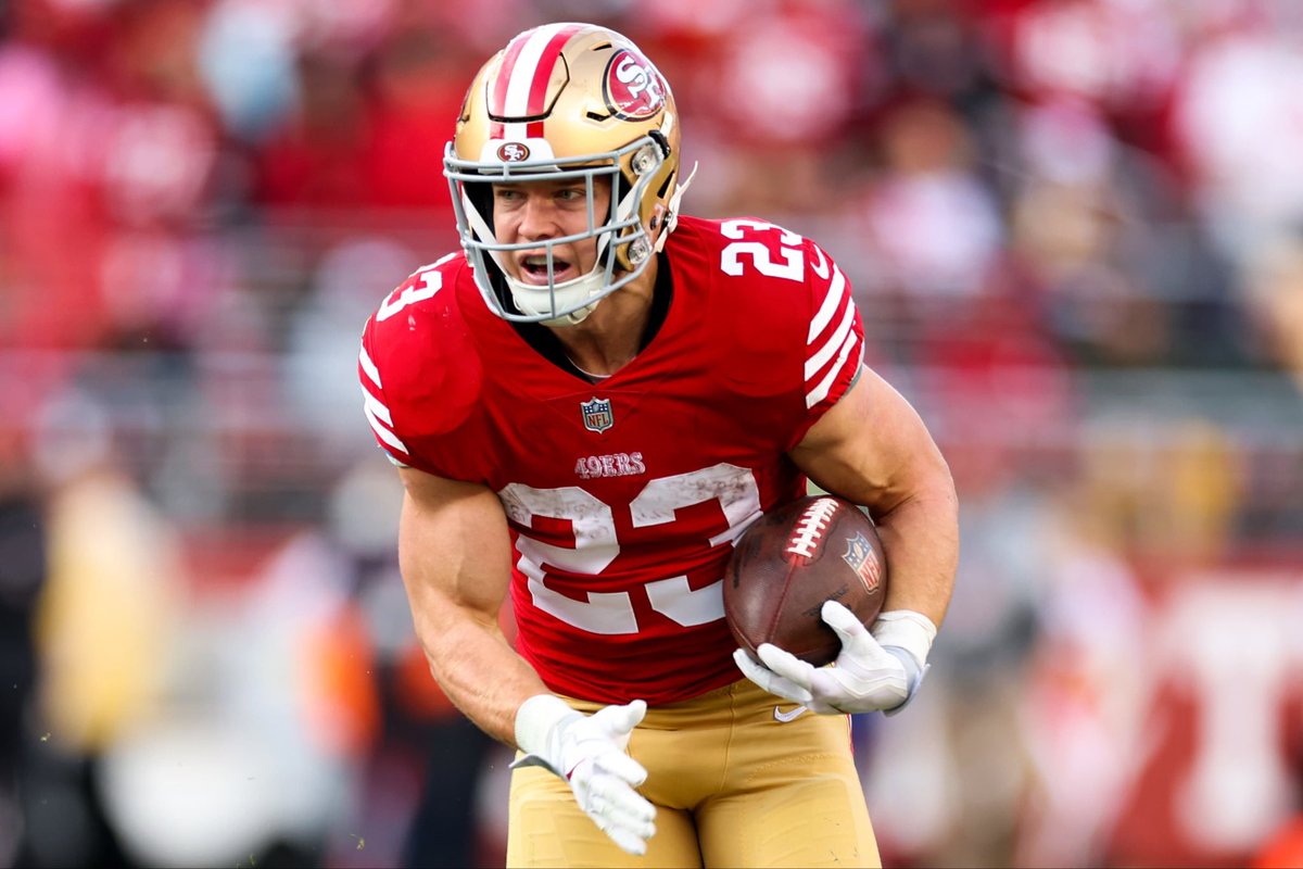 shotclockshow's tweet photo. BREAKING 🚨 Christian McCaffrey didn’t participate in the 49ers practice today due to "tightness" https://t.co/ESLDqeXeTE