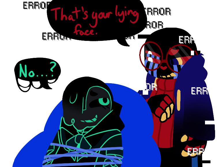 MaeBeanie's tweet photo. #askerrormare #errormare #nightmaresans #errorsans #utmv https://t.co/V0UMRlBF0c
