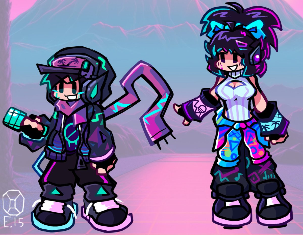 Ema15TheArtist's tweet photo. Im not part of Neo Resonance anymore as artist and Co-director:
The reason of this is cause to the lack of inspiration, the mod got in hiatus, but the designs i made on it still be used for the mod, like this ones, but anyways, i hope the mod gets released coming soon
#fnfneo https://t.co/SZk6mdeUvV