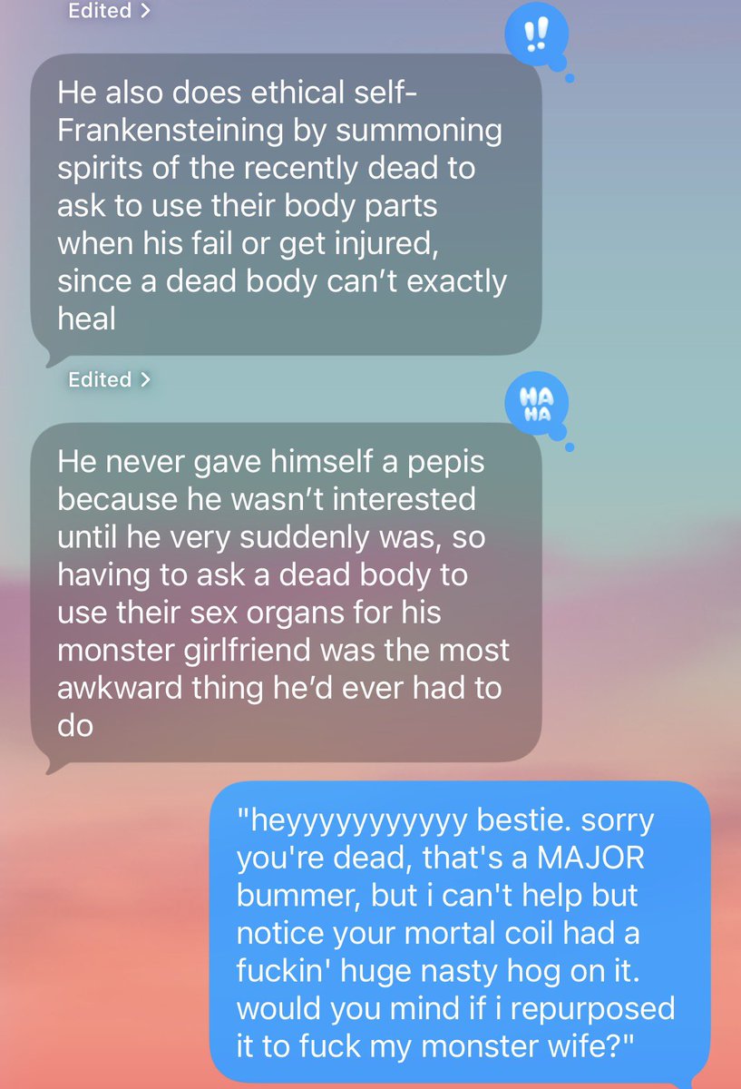 reliqviae's tweet photo. learning about juju's OCs and we are discussing very important lore https://t.co/UFJKfvIeZY