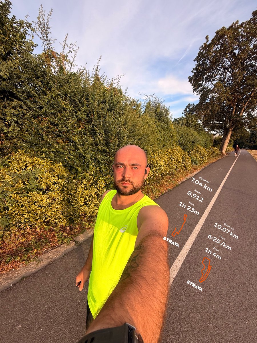 Grouchy1031's tweet photo. 🏁 Marathon Season 3 starts NOW
@Stepnofficial
Day 1 in the books.
7.04 km • 8,912 steps • 1h 23m
10.07 km @ 6:25/km  • 1h 4m
So it begins.
3 months of growing and grinding.
Every single step counts.
Round 1 is live. Let’s fucking go. 💪
#STEPN #STEPNGO #MarathonSeason3 https://t.co/hIirwJu5lP