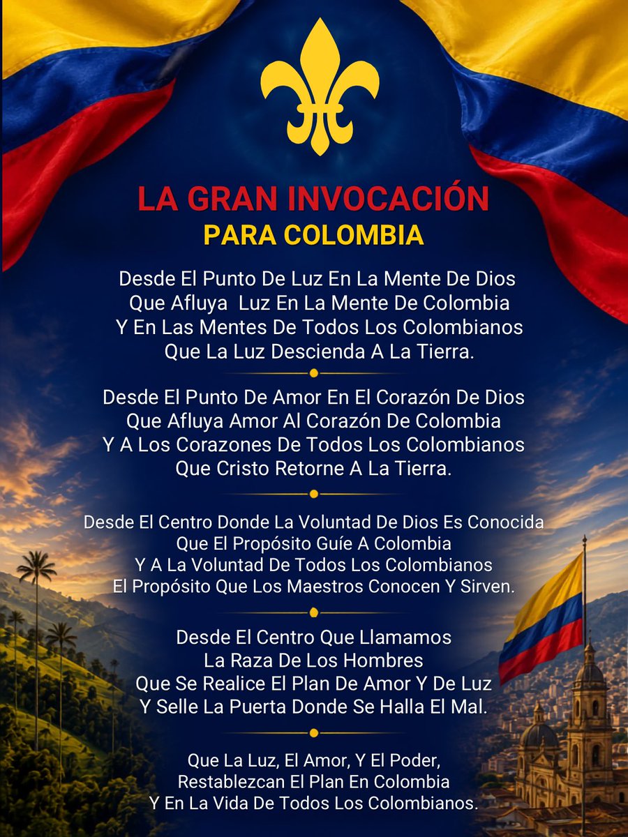 amilcarivan's tweet photo. La #graninvocacion para los hermanos de #Colombia https://t.co/itA6qc6k7K
