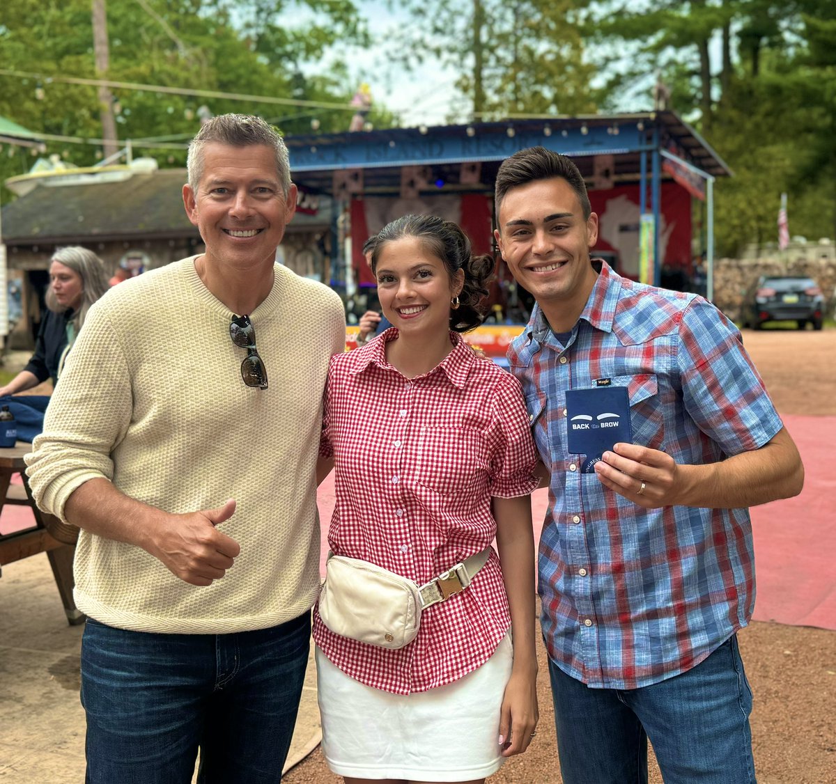 MikeAlfonsoWI's tweet photo. Yesterday on the campaign trail, I attended the Rib Lake Ice Age Days Parade, stopped by for a meet and greet at “The Rock” Trump bar, and finished up at the Wisconsin Valley Fair!

Don’t forget to vote for Trump-endorsed Michael Alfonso for Congress tomorrow, August 11🇺🇸🗳️ @SeanDuffyWI @evitaduffy_1