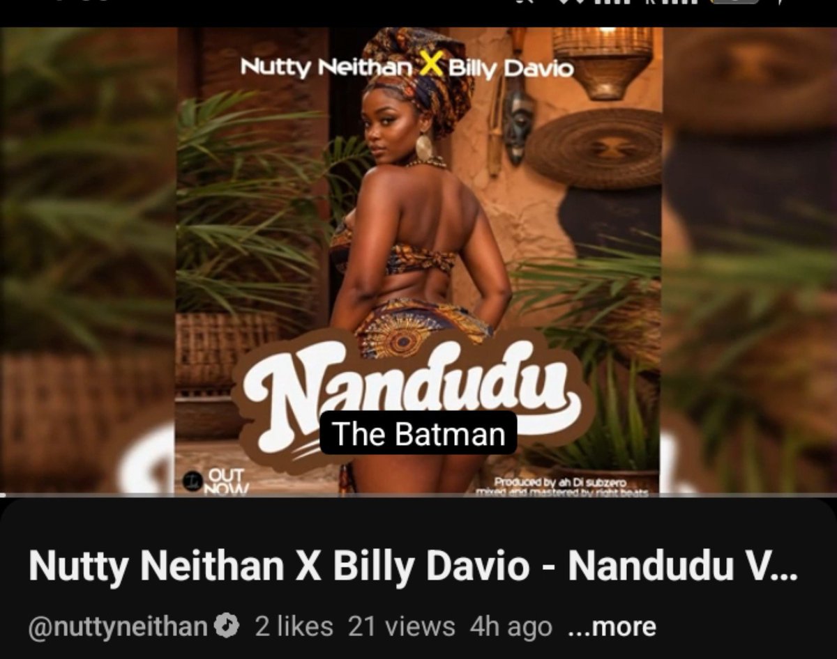 Echoonestudio's tweet photo. @nuttyneithanug 
🔥 Two talents, one serious vibe! NANDUDU by Nutty Neithan X Billy Davio is out now. 🎧🔥

#Nandudu #NuttyNeithan #BillyDavio https://t.co/uMfkaZmA6W