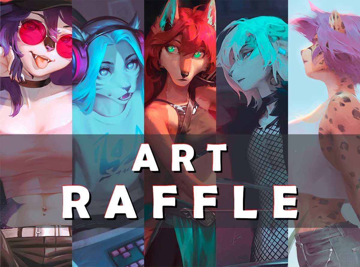 ArtEruca's tweet photo. Hey guys! To celebrate my 7th anniversary as an artist, I’m making an art raffle! ♥️

To participate:
- like
- follow
- retweet
- comment with your character reference

You’ll have a higher chance of winning if you participate on Bsky and/or FurAffinity as well!
Ends August 20th! https://t.co/o0QaLqHPOY